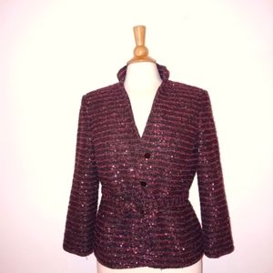 Sequined Jacket by Linda Allard/Ellen Tracy, Size 6